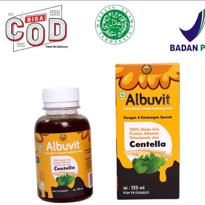 (reseller resmi warung umat) vitamin penambah nafsu makan anak madu Naima - Albuvit - NA004