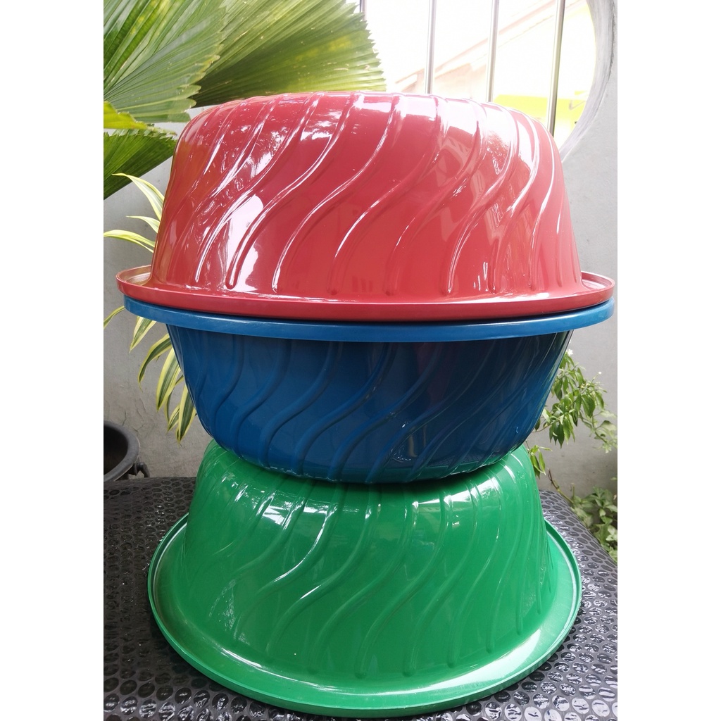 Sunlife Baskom plastik  35 cm / baskom plastik / baskom plastik Motif tebal dan kuat