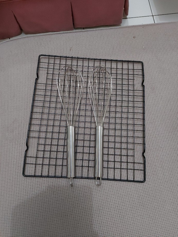 Cooling Rack Grill Rak Cake Pendingin Kue Tatakan Grid 1 Tingkat Susun Peralatan Baking