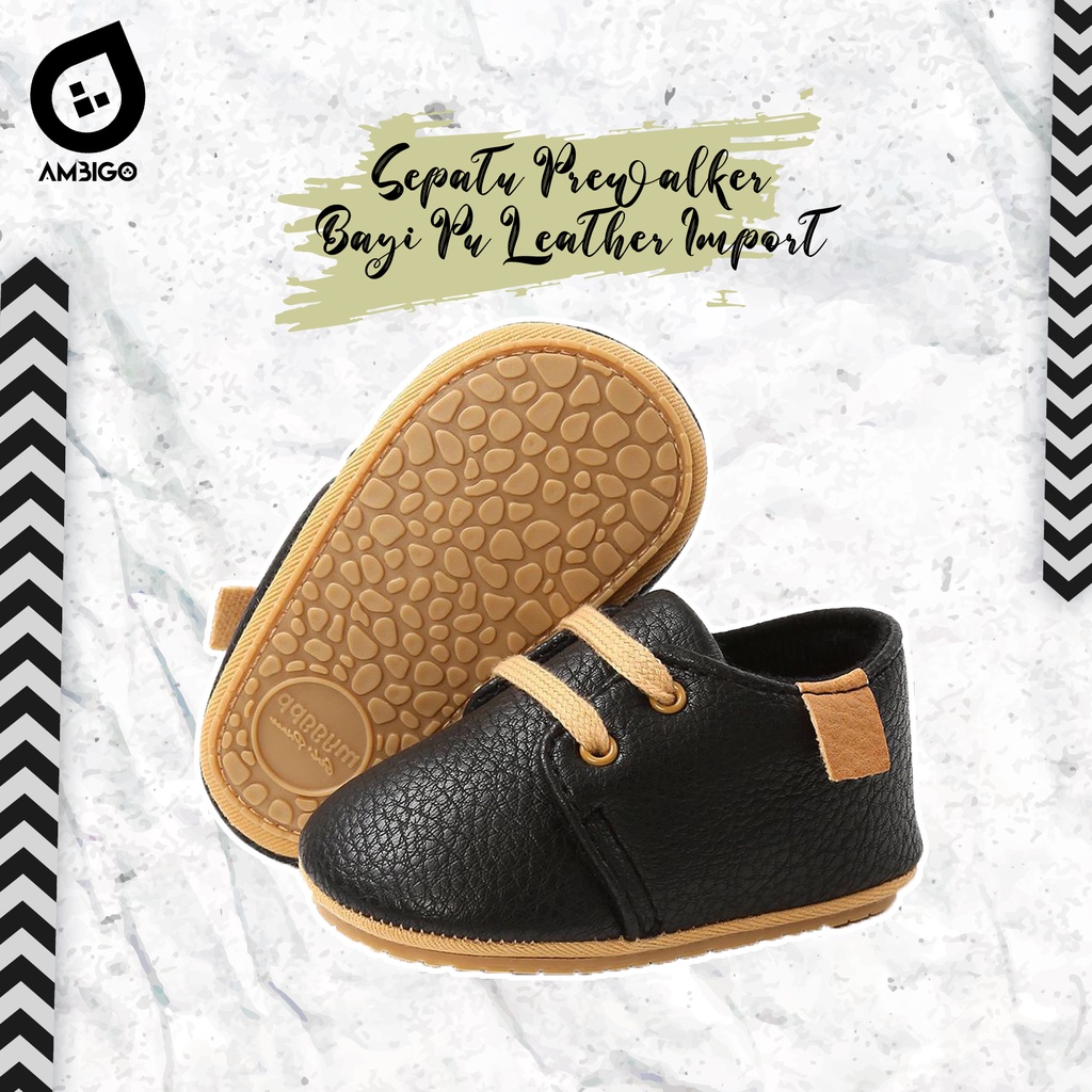 Sepatu Anak Laki Laki &amp; Perempuan Sepatu Bayi TYPE 002 PU Leather - Sepatu Balita Casual Import