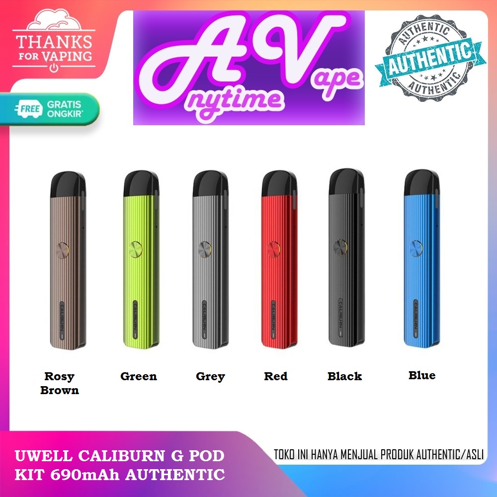 UWELL CALIBURN G KIT 18W 690MaH AUTHENTIC 100%