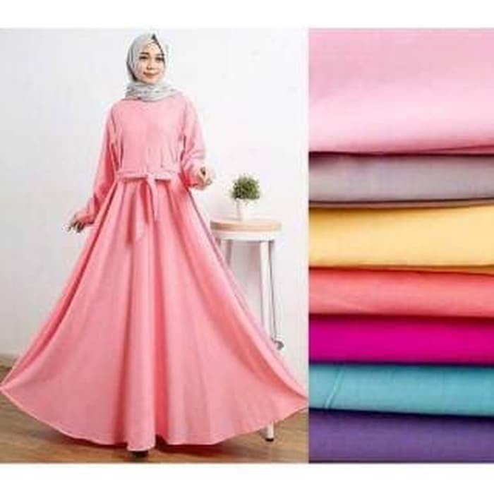 Gamis Custom Syar'i Wolcrepe ,Wolfis , & Balotelli by.Qiyya.Official