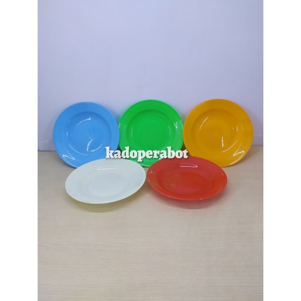 piring golden hen sp-08 warna - piring plastik murah - piring makan