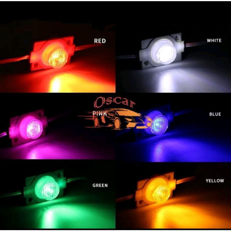 LAMPU LED VARIASI motor/mobil 12v 24v/3 mata