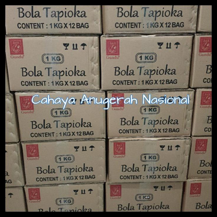 

Tapioka Pearl / Boba Merk Gundu 12 X 1 Kg