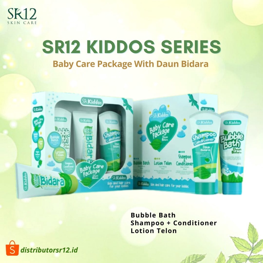 SR KIDDOS / BABY CARE DAUN BIDARA / PERAWATAN KULIT BAYI BALITA / SHAMPOO BAYI / SABUN BAYI / LOTION TELON