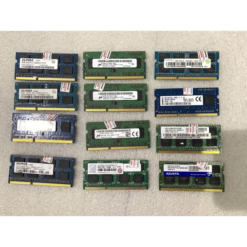 RAM LAPTOP 4GB DDR3 MERK CAMPURAN