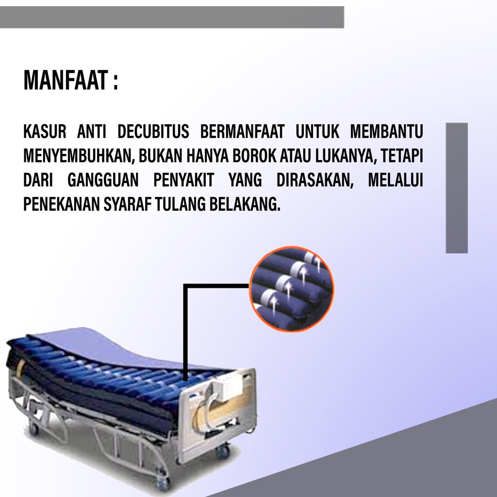 Kasur Decubitus Nesco N5000 Prevent Care, Penyembuhan Luka Stadium II