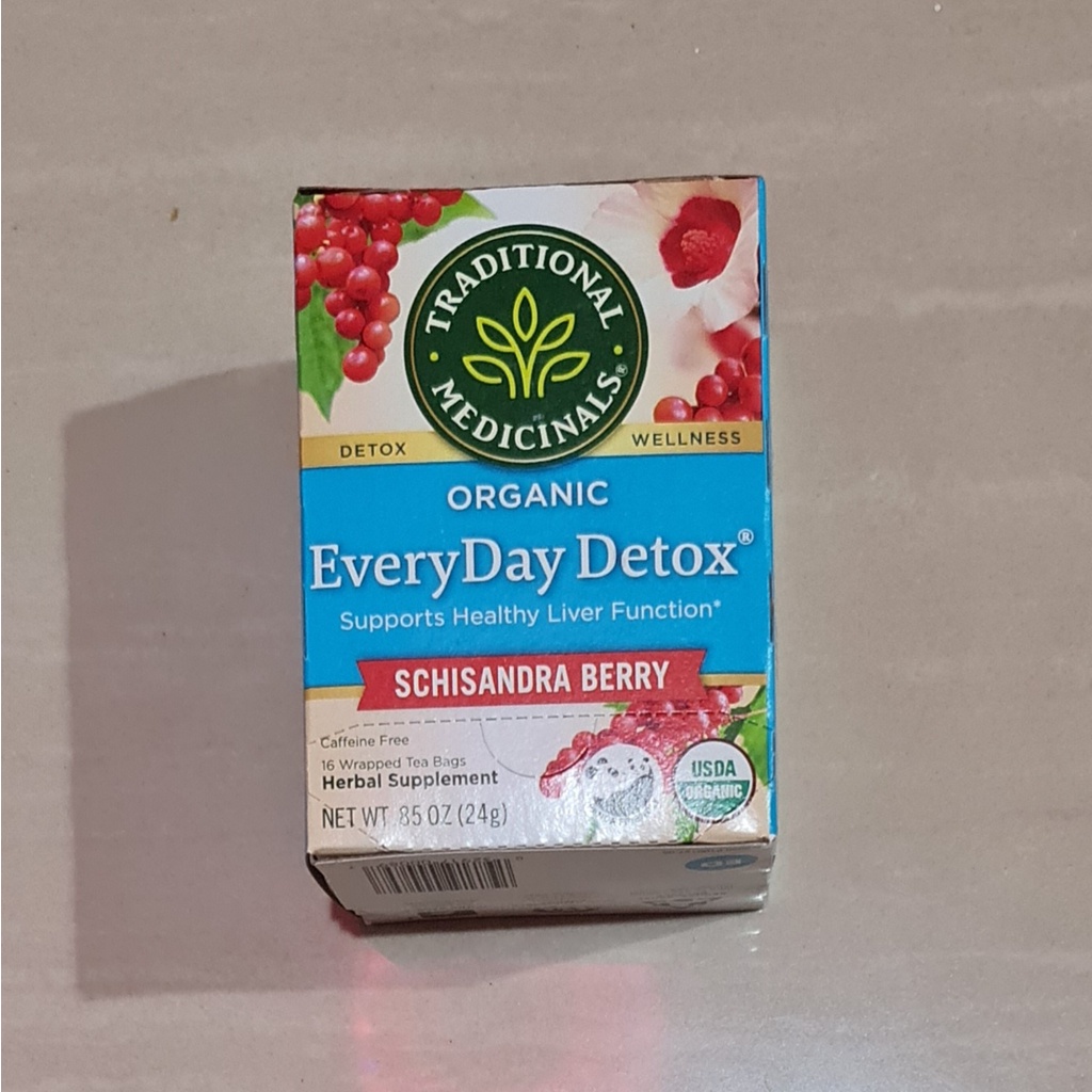 Traditional Medicinals Organic Everyday Detox Schisandra Berry 16 x 1.5 Gram