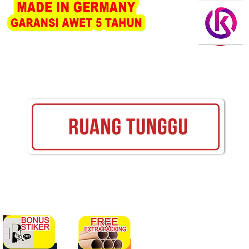 

Promo Sign Signage Acrylic Timbul Ruang Tunggu / Sign Acrylic Timbul