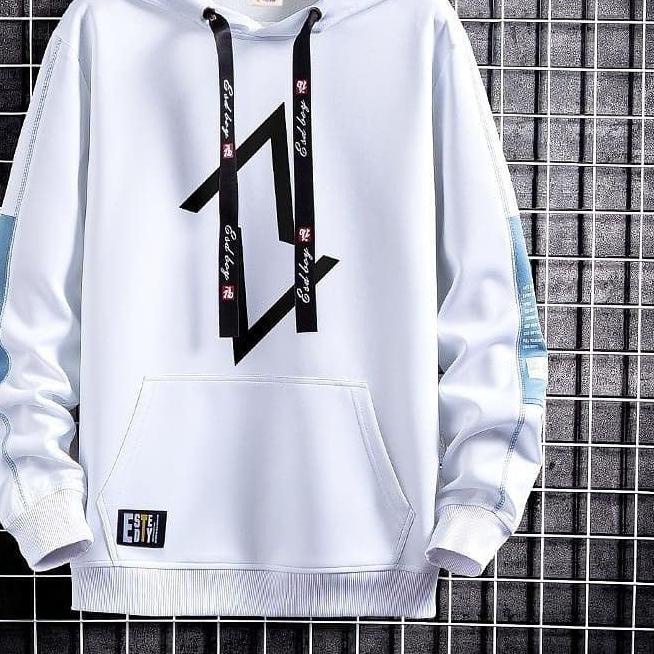 ☆ Jaket Hoodie Pria Murah Tebal AV HOODIE Pria Cotton Fleece Jaket Distro Pria Hitam Putih Abu ♣