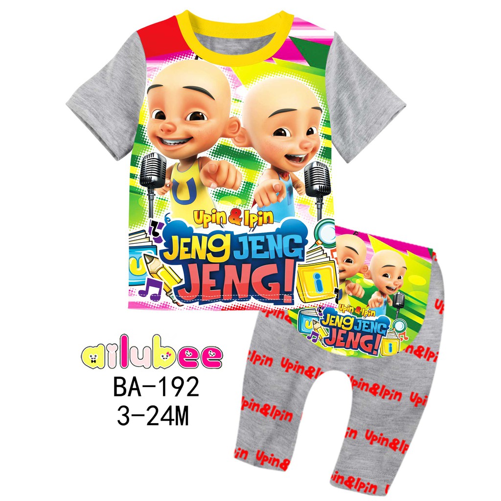 PIYAMA BABY N ANAK LAKI-LAKI : AILUBEE UPIN IPIN