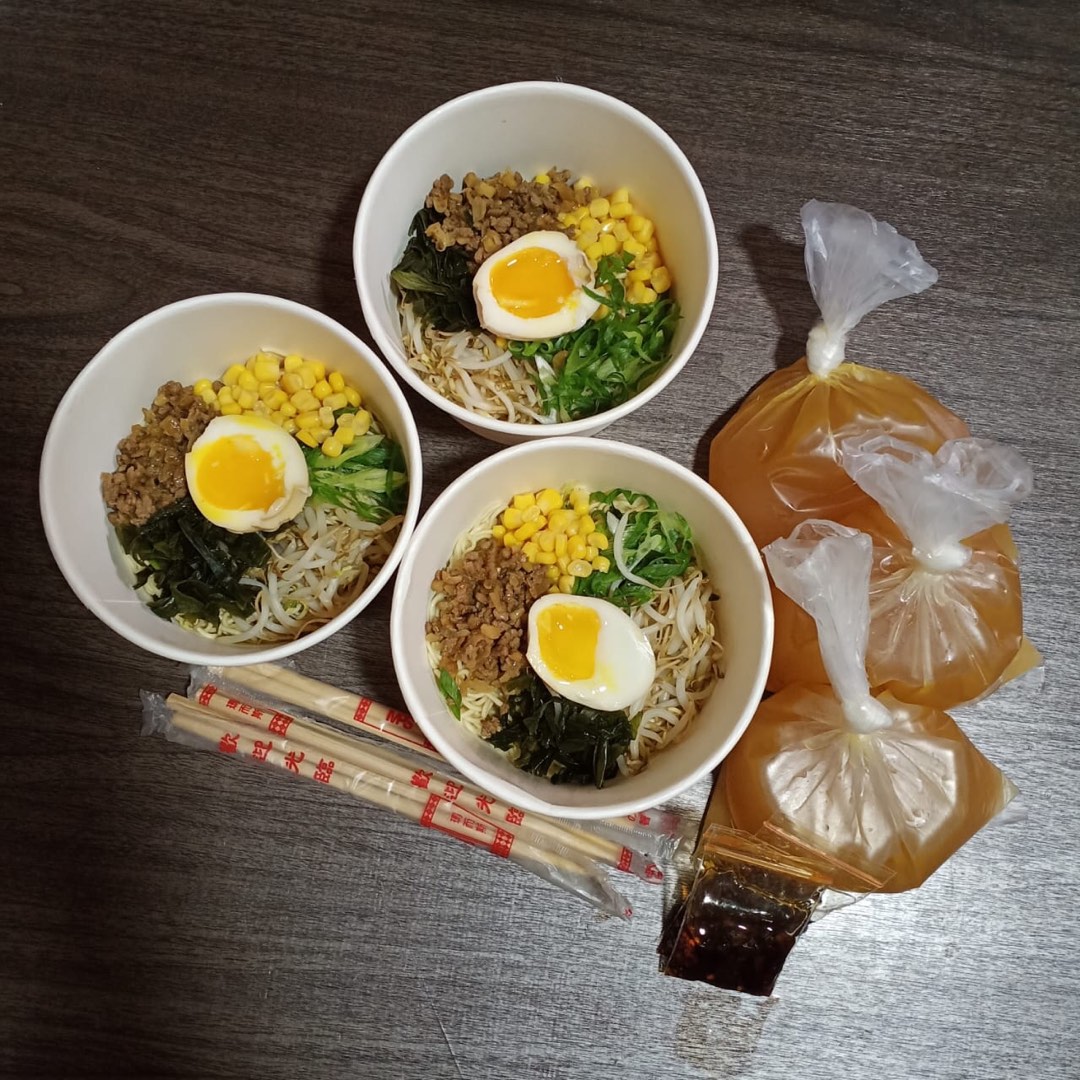 Paper Bowl 1000ml + Tutup / Mangkok Kertas 1000ml Food Grade