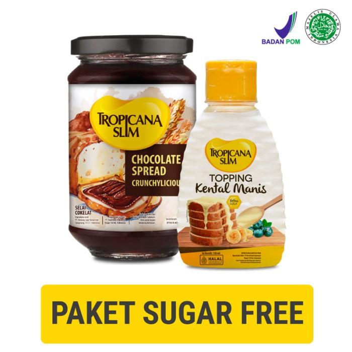 

Selai Tropicana Slim Chocolate Spread 300Gr + Topping Kental Manis 150Ml
