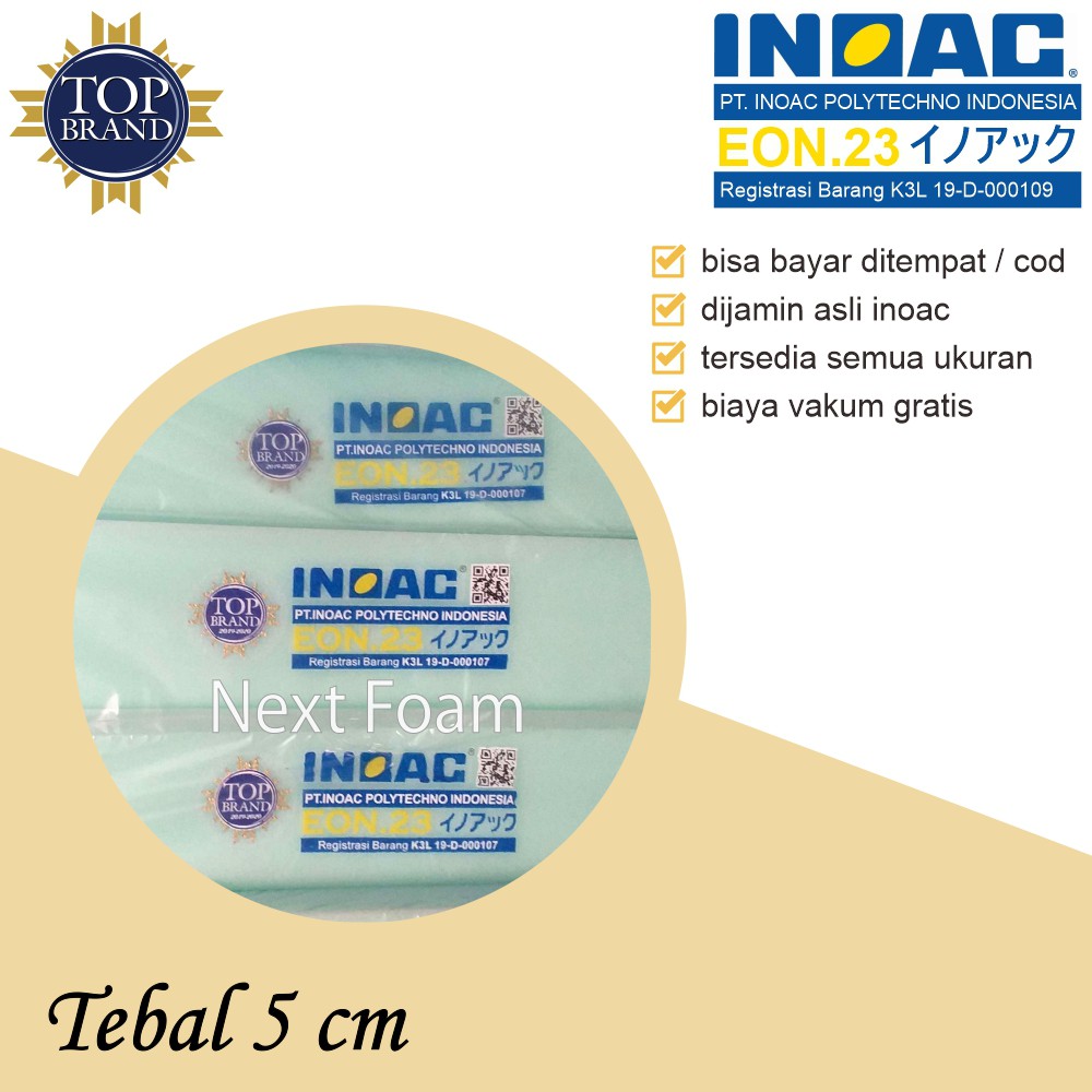 [Hanya Busa] Kasur Busa Inoac EON D23 Semua Ukuran Tebal 5cm Original