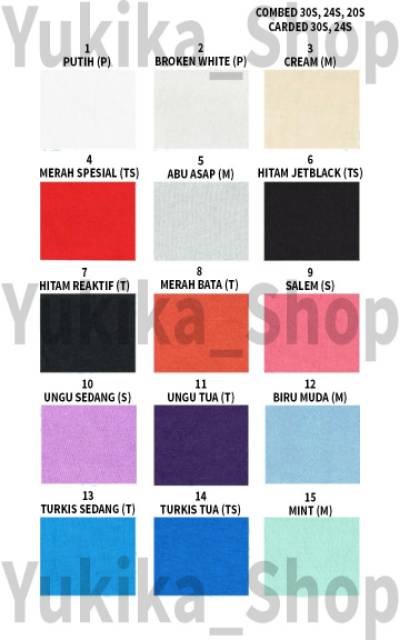 Kain Cotton Katun Carded 30s 24s 1 2kg Shopee Indonesia