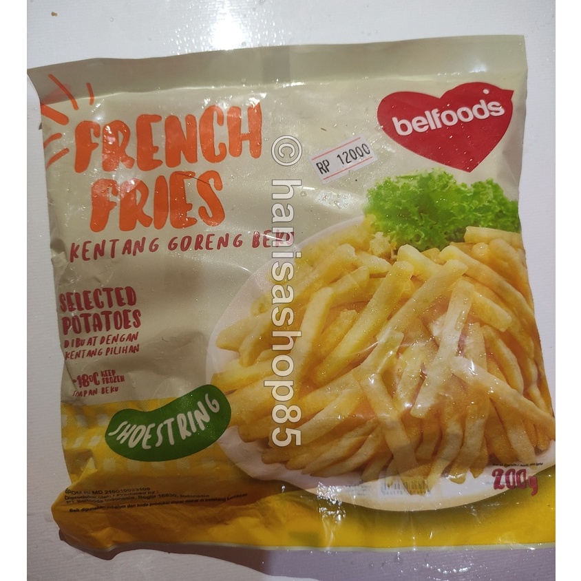 

Belfoods French Fries Kentang Beku 200gr