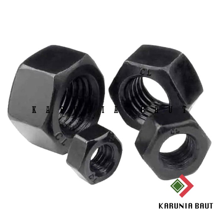 MUR BAUT M8 BAJA HITAM | MUR HEX BAUT BAJA HITAM 8.8 BAUT KUNCI 12 MM