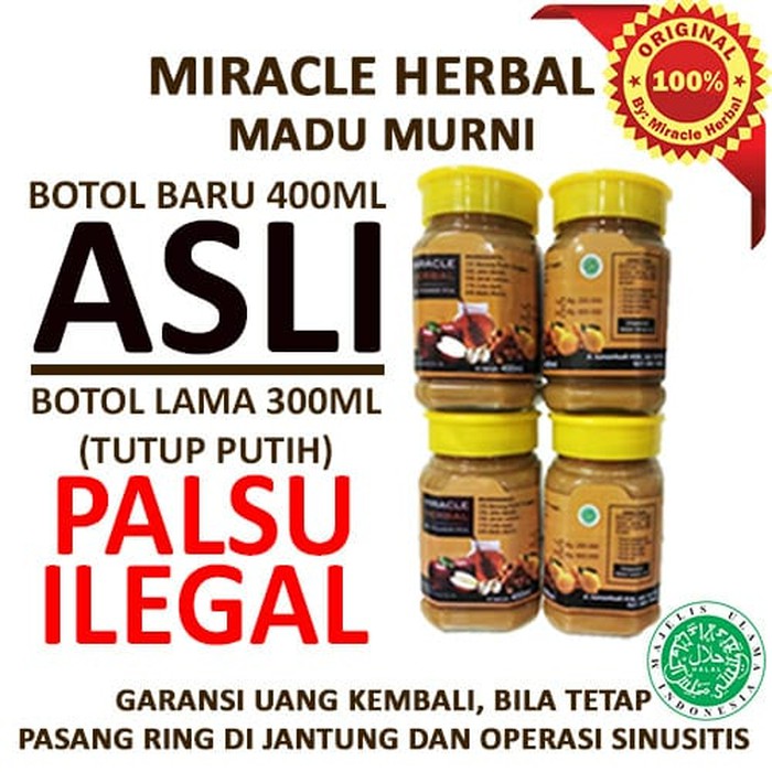 

Miracle Herbal Madu Putih 4pcs - MMD2586