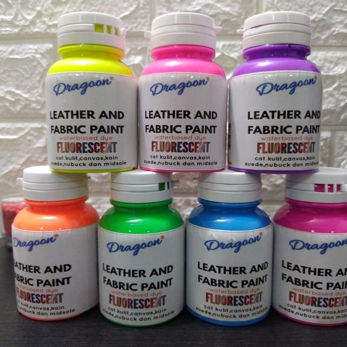 

Cat Fluorescent Warna Stabilo Warna Neon Leather and Fabric Paint Cat