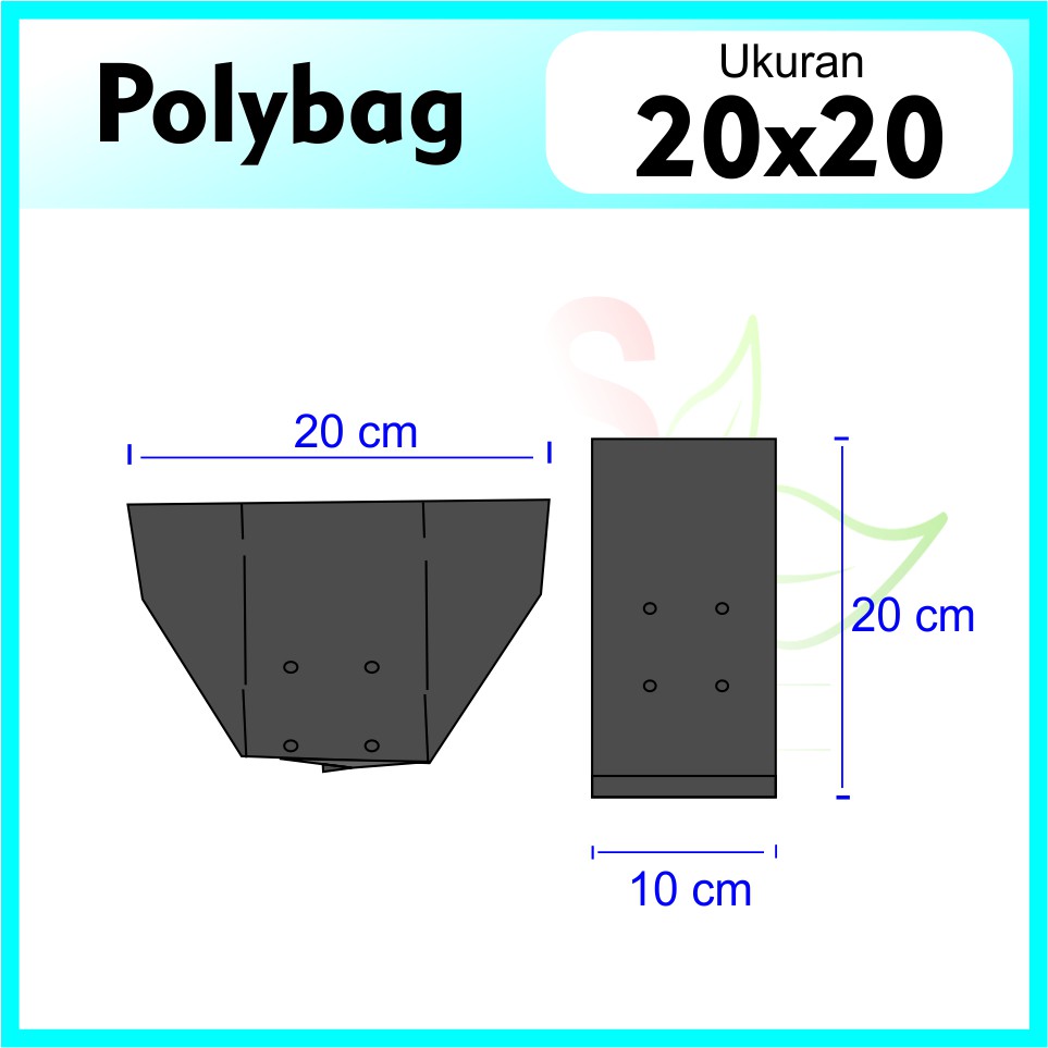 Polybag Polibag Polibek Ukuran 20x20 (isi 30 Lembar)