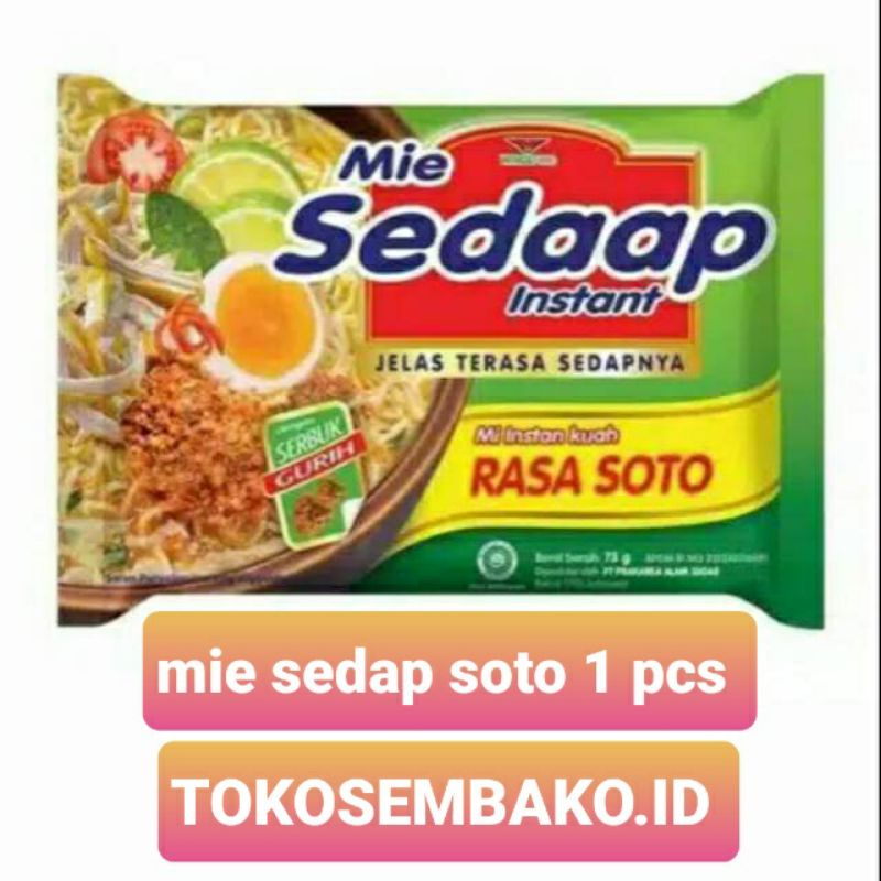 

Mie Sedap Kuah Soto 1 Pcs