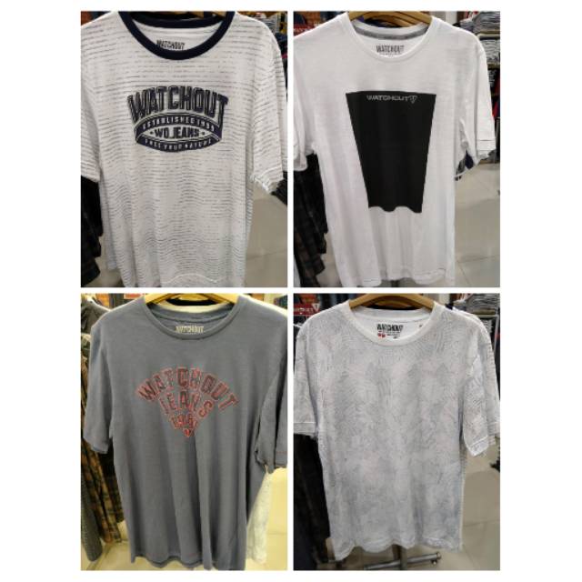  Kaos  Watchout Jeans terbaru  terlaris original  Shopee 