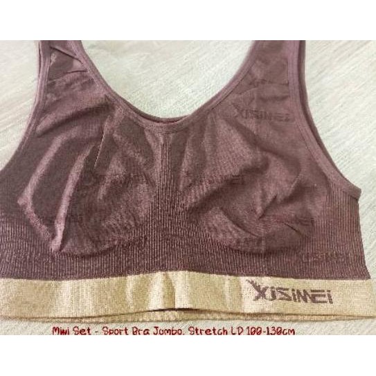 ♚ MINISET SPORT JUMBO MINI SET BRA WARNA WARNI LD 130CM ⅎ
