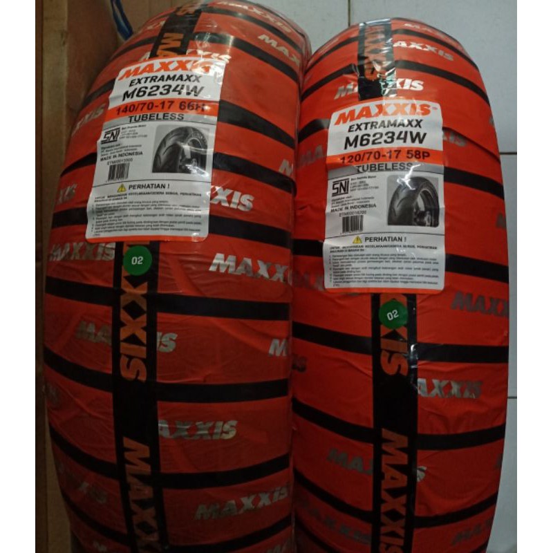 Ban Maxxis Ring 17 Tapak Lebar 120-70 & 140-70