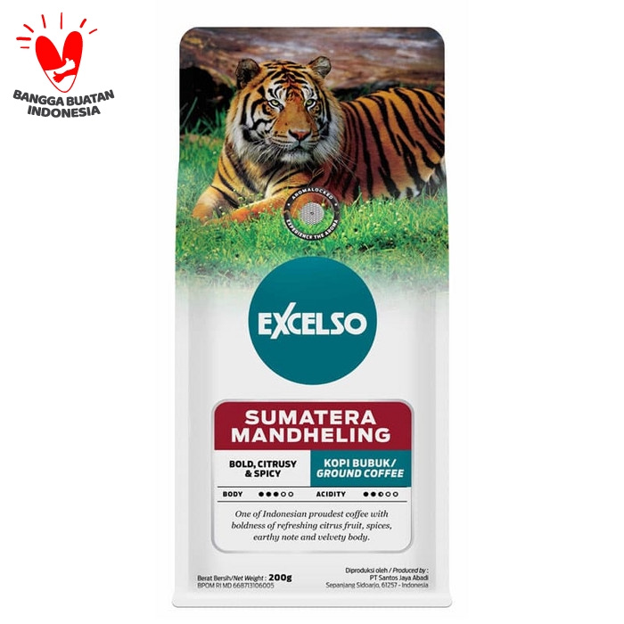 

Excelso Sumatera Mandheling Coffee 200 gram - Ground/Bubuk