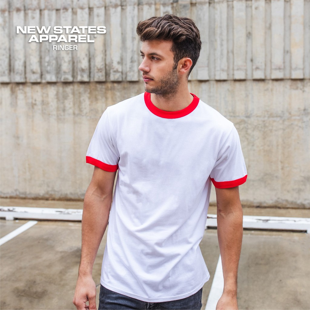 Kaos Polos Ringer New States Apparel Premium Cotton 7250 Kaos Polos Ringer New States Apparel Premium Cotton 7250