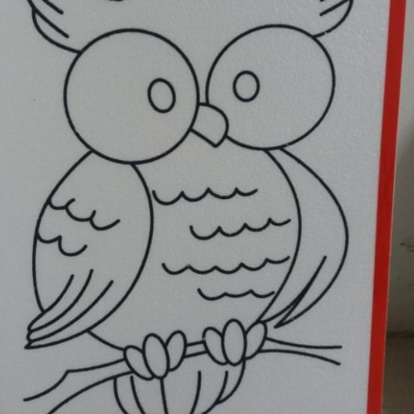 

styrofoam lukis pake lis perlusin