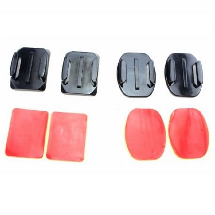 Curved & Flat Surface Mount Tempel Sticker Xiaomi Yi GOPRO EZICAM