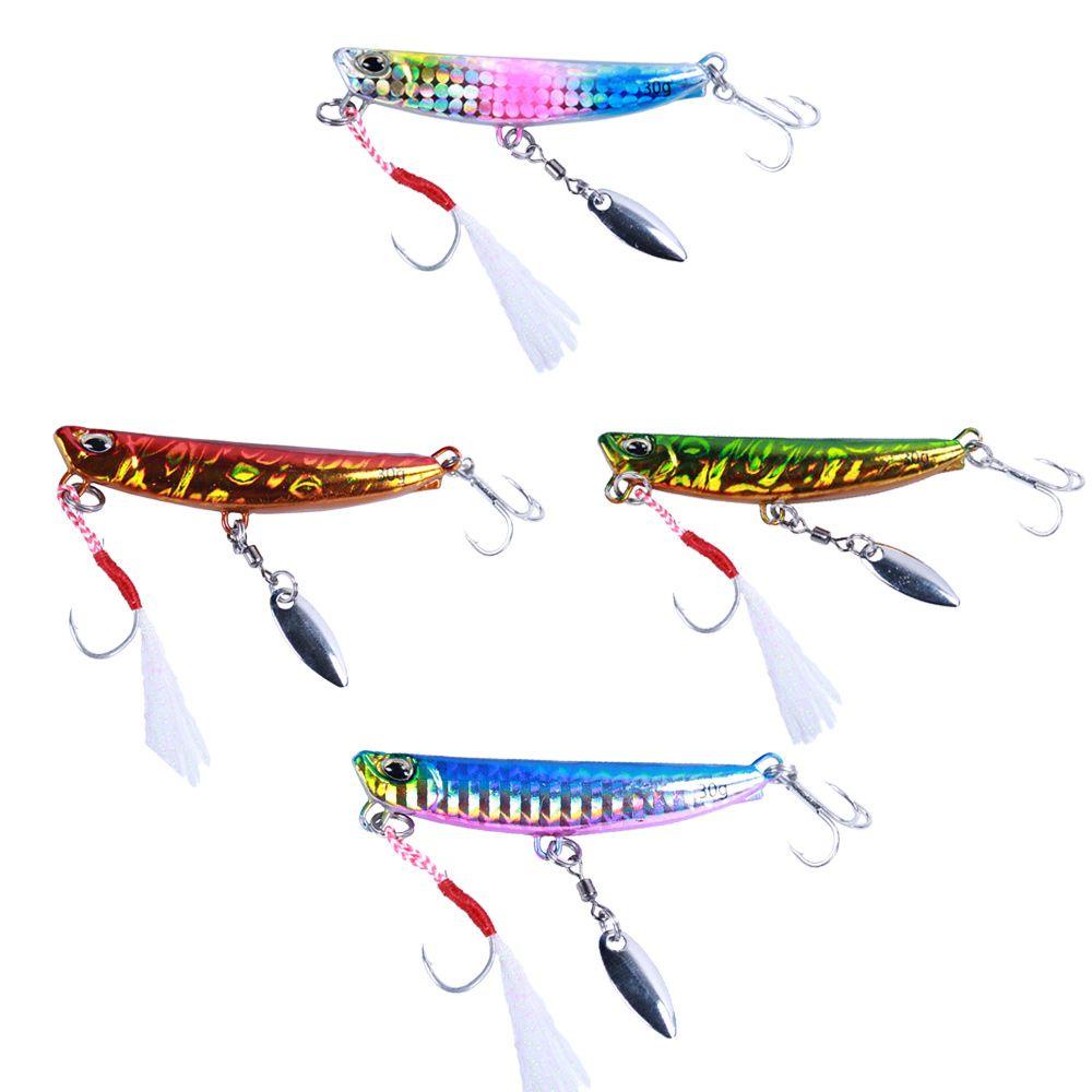 Preva Metal Fishing Lure Sequin Ikan Kecil Warna Warni 60G Lead Casting