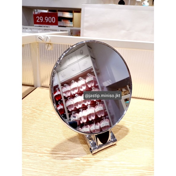 MINISO 🆕 CERMIN 2-SISI LIPAT PORTABLE