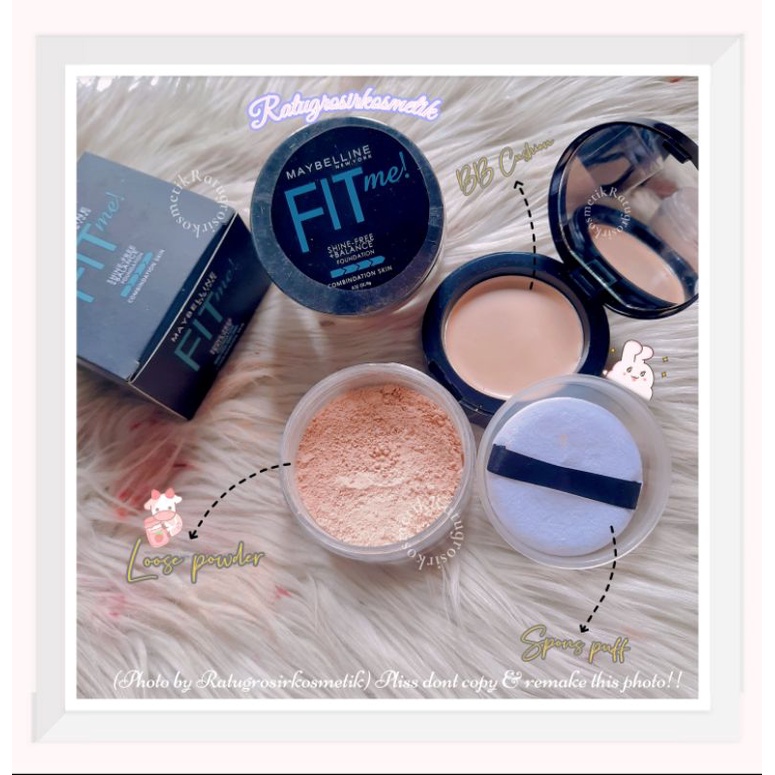 PROMO!!!BEDAK/POWDER MAYBELLINE FIT ME 2IN1