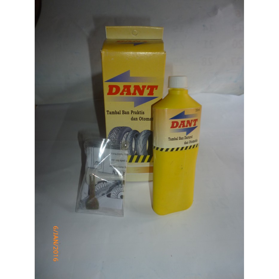 cairan anti bocor ban alat tambal ban tubeless / ban dalam DANT