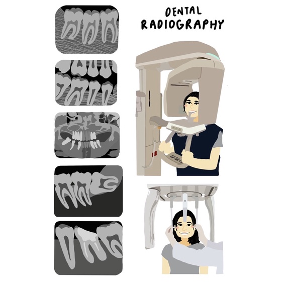 

sticker sheet kedokteran gigi radiografi