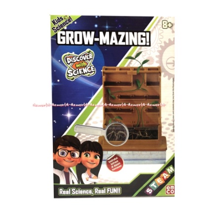 Emco Kids Science Grow Mazine Mainan Science Anak Menanam Tanaman Bunga Labirin Mainan Sains