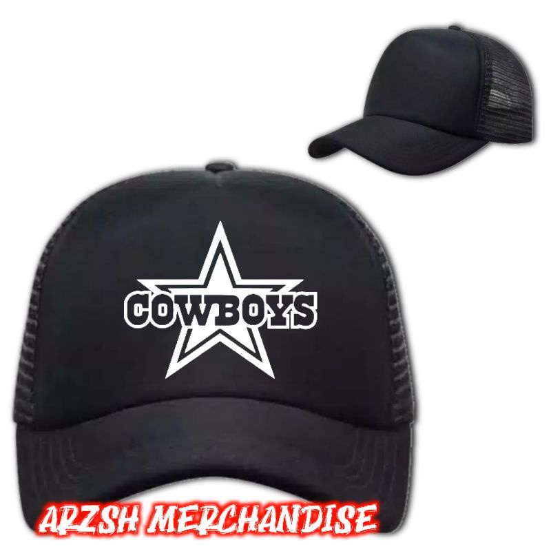 Topi Cowboys - Topi Trucker Logo Cowboys