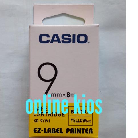 

Pita / Label Printer Casio 9Mm Xr-9Yw1 Ori Warna Kuning