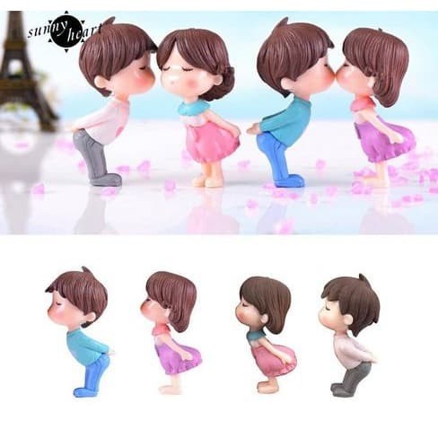 Miniature Lover Figures - Lovers Couple Figurines #11 (2pcs)