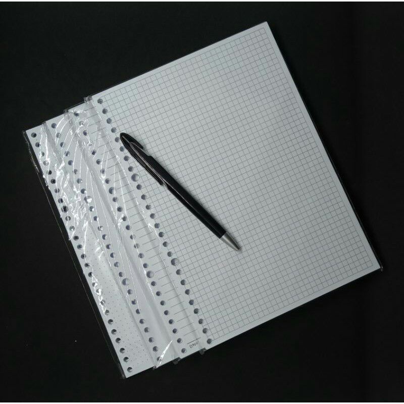 

LOOSE LEAF HVS 100GSM B5#RULLED#DOTTED#GRID#BLANK#LOOSElooseleaf##kertasfile##bookpaper#b5#bookpapermurah#ruled#dotted#gird#blank#kertasfile