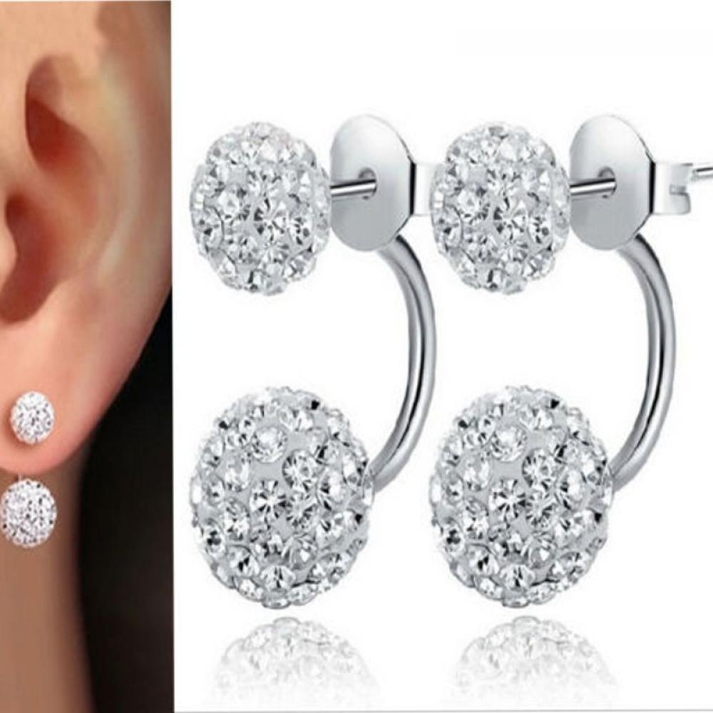 Preva Anting Hadiah Wanita Kristal Double Beads