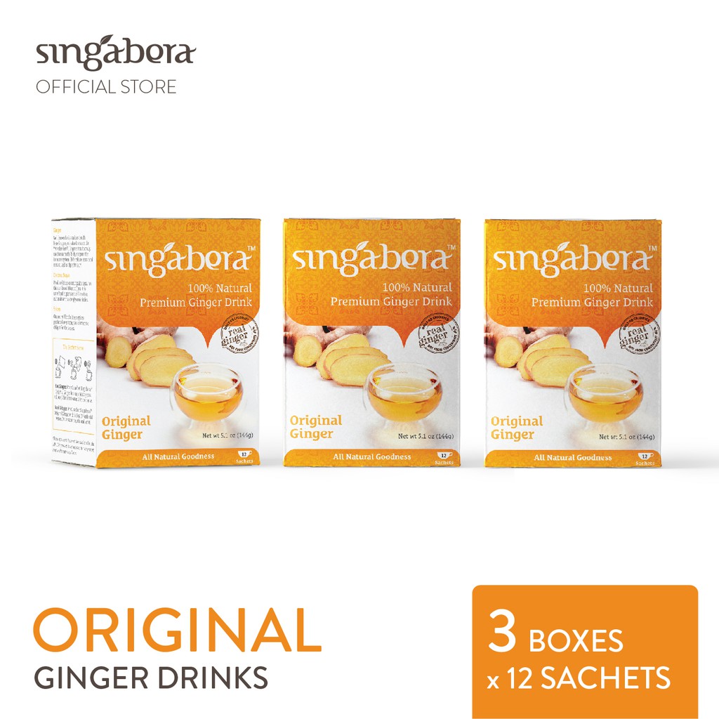 

Singabera Premium Original Ginger Drink (Jahe) - 3 pack