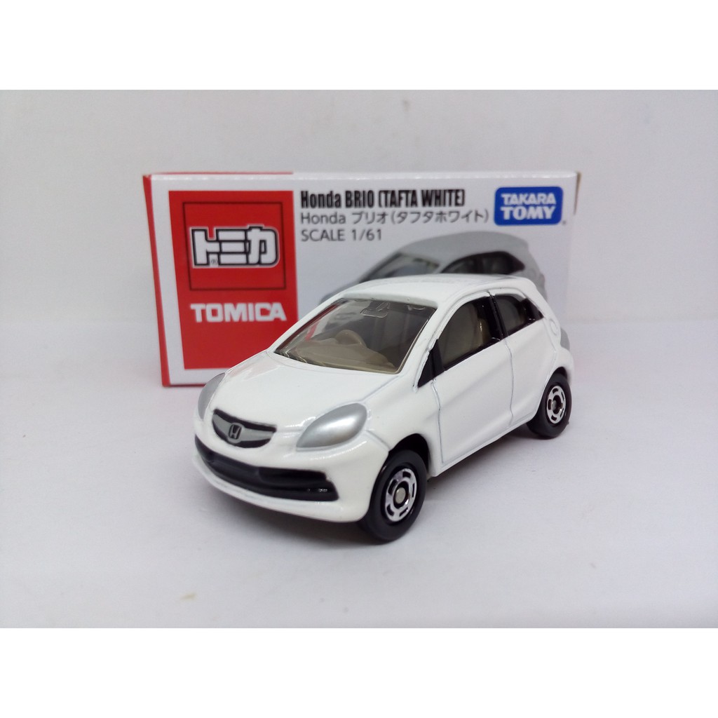 Tomica Miniatur Mobil Honda BRIO (TAFTA WHITE) Diecast Takara Tomy Harga Murah