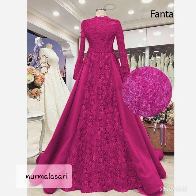 JC- GAMIS MAXI NURMALASARI brukat corneli / Gamis wanita mewah terbaru / Gamis Wanita Brukat Premium Murah