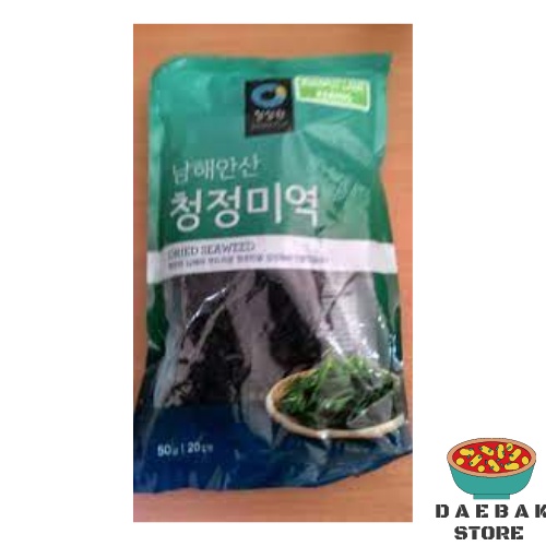 

Daesang chung jung one miyeok, dried seaweed, rumput laut kering untuk membuat sup miyeokkuk