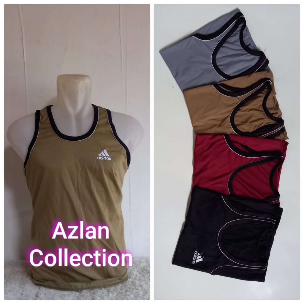 Singlet Lekbong Gym Pria Kaos Dalam Priya Laki laki Dewasa Kaos Kutang Cowok Cowok Pakaian Sehari hari Santai