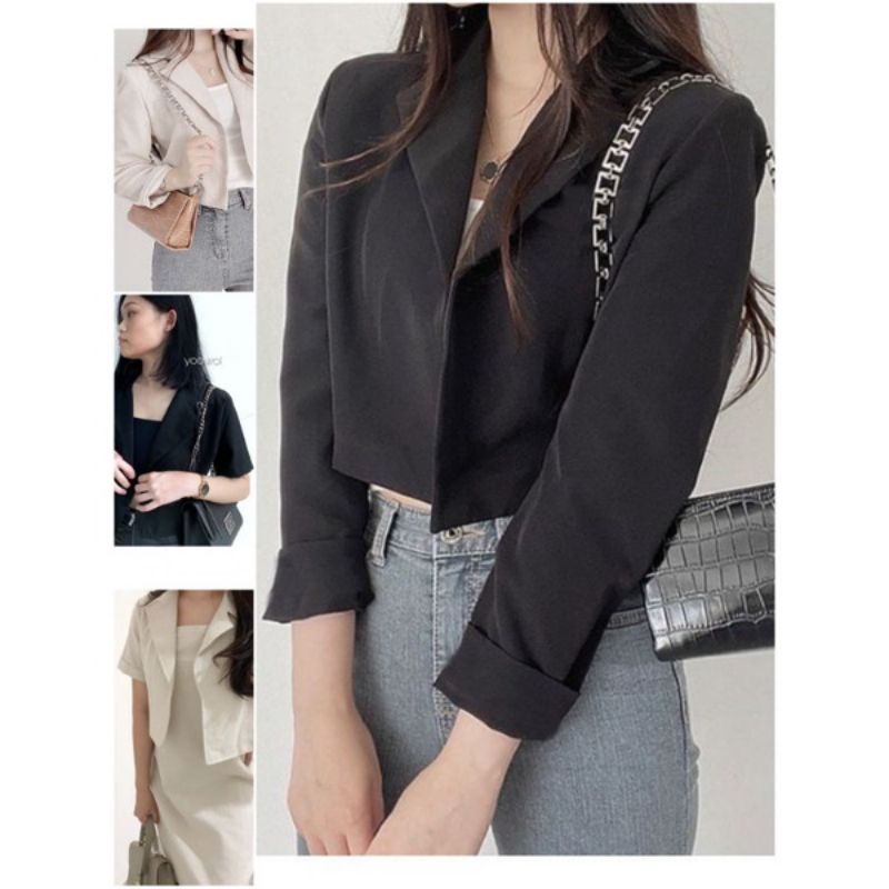 ZORA BLAZER CROP-AC / OUTER MINIMALIS